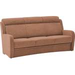 2/3-Sitzer Sofa von VILLA BECK, in der Farbe Braun, aus Flachgewebe, andere Perspektive, Vorschaubild