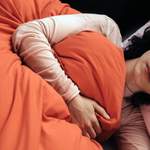 Bettdecke von Schlafgut, in der Farbe Blau, aus Baumwolle, andere Perspektive, Vorschaubild