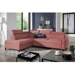 Schlafsofa von Luxusbetten24, in der Farbe Rosa, aus Polyester, andere Perspektive, Vorschaubild