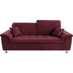 2/3-Sitzer Sofa von DOMO collection, in der Farbe Lila, aus Holzwerkstoff, andere Perspektive, Vorschaubild