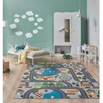 Kinderteppich von the carpet, in der Farbe Grau, andere Perspektive, Vorschaubild