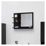 Bad-Spiegelschrank von VIDAXL, in der Farbe Schwarz, aus Holzwerkstoff, andere Perspektive, Vorschaubild
