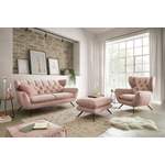 2/3-Sitzer Sofa von 3C Candy, in der Farbe Rosa, andere Perspektive, Vorschaubild