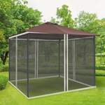 Pavillon von Outsunny, aus Polyester, andere Perspektive, Vorschaubild