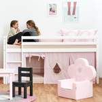 Kinderhochbett von Hoppekids, in der Farbe Rosa, aus Massivholz, Vorschaubild