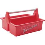 Werkzeugkasten von TRENDLINE, in der Farbe Rot, aus Kunststoff, andere Perspektive, Vorschaubild