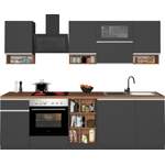 Küchenzeile von KOCHSTATION, in der Farbe Grau, aus Holzwerkstoff, andere Perspektive, Vorschaubild
