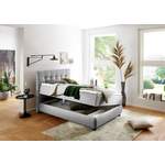 Boxspringbett von ATLANTIC home collection, in der Farbe Grau, aus Massivholz, andere Perspektive, Vorschaubild