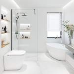 Dusch von Home Deluxe, in der Farbe Schwarz, aus Esg-sicherheitsglas, andere Perspektive, Vorschaubild