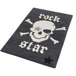 Kinderteppich von Rock STAR Baby, in der Farbe Grau, aus Textil, andere Perspektive, Vorschaubild