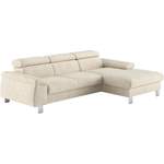 Ecksofa von COTTA, in der Farbe Beige, aus Cord, andere Perspektive, Vorschaubild