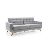 2/3-Sitzer Sofa von Livetastic, in der Farbe Grau, aus Textil, andere Perspektive, Vorschaubild