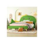 Kinderbett von Odikalo, in der Farbe Grün, aus Mdf, andere Perspektive, Vorschaubild