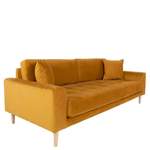 2/3-Sitzer Sofa von 4Home, in der Farbe Gelb, aus Massivholz, andere Perspektive, Vorschaubild
