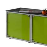 Lowboard von Spirinha, in der Farbe Grün, aus Spanplatte, andere Perspektive, Vorschaubild