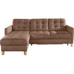 Ecksofa von exxpo - sofa fashion, in der Farbe Braun, aus Velours, andere Perspektive, Vorschaubild