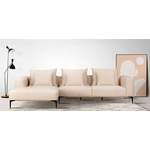 Ecksofa von Guido Maria Kretschmer Home&Living, in der Farbe Beige, aus Velours, andere Perspektive, Vorschaubild