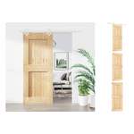 Tür von vidaXL, in der Farbe Braun, aus Holz, andere Perspektive, Vorschaubild