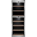 Kühlschrank von Caso, in der Farbe Schwarz, aus Edelstahl, andere Perspektive, Vorschaubild