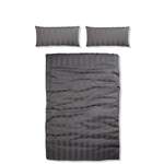Bettwäsche-Garnitur von Leonique, in der Farbe Grau, aus Satin, andere Perspektive, Vorschaubild