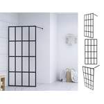 Dusch von VIDAXL, in der Farbe Schwarz, aus Glas, andere Perspektive, Vorschaubild