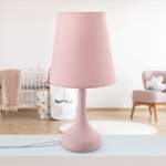 Beistelltischlampe von PACO HOME, in der Farbe Rosa, aus Stahl, andere Perspektive, Vorschaubild