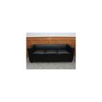 2/3-Sitzer Sofa von MCW, in der Farbe Schwarz, aus Leder, Vorschaubild