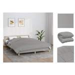 Bettdecke von VIDAXL, in der Farbe Grau, aus Baumwolle, andere Perspektive, Vorschaubild