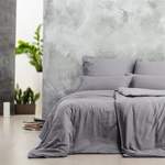 Bettwäsche-Garnitur von SEI Design, in der Farbe Grau, aus Satin, andere Perspektive, Vorschaubild