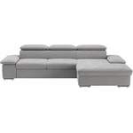 Ecksofa von sit&more, in der Farbe Grau, aus Microfaser, andere Perspektive, Vorschaubild