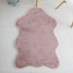 Kinderteppich von Ayyildiz Teppiche, in der Farbe Rosa, aus Fell, andere Perspektive, Vorschaubild