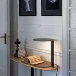 Beistelltischlampe von Oluce, in der Farbe Grau, aus Metall, andere Perspektive, Vorschaubild