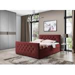 Boxspringbett von yourhouse24, in der Farbe Braun, aus Samtstoff, andere Perspektive, Vorschaubild