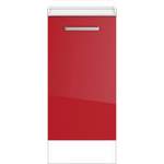 Küchen-Unterschrank, in der Farbe Rot, aus Hochglanz, andere Perspektive, Vorschaubild