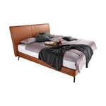 Boxspringbett von Winkle, in der Farbe Orange, aus Federn, andere Perspektive, Vorschaubild