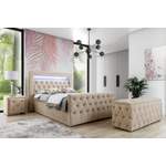 Boxspringbett von Beautysofa, in der Farbe Beige, aus Massivholz, andere Perspektive, Vorschaubild