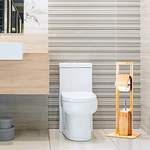 WC-Bürste von Relaxdays, in der Farbe Braun, aus Edelstahl, andere Perspektive, Vorschaubild