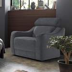 Loungesessel von exxpo - sofa fashion, in der Farbe Grau, aus Holzwerkstoff, andere Perspektive, Vorschaubild