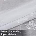 Scheibengardine von CAROMIO, in der Farbe Weiss, aus Polyester, andere Perspektive, Vorschaubild
