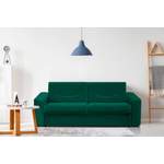 2/3-Sitzer Sofa von Stylefy, in der Farbe Grün, aus Velours, andere Perspektive, Vorschaubild