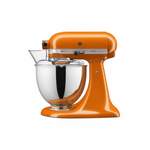 Küchenmachine von KitchenAid, in der Farbe Orange, aus Edelstahl, andere Perspektive, Vorschaubild