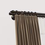 Gardinenstange von indeko, in der Farbe Braun, aus Metall, andere Perspektive, Vorschaubild