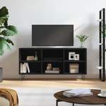 TV-Schrank von vidaXL, in der Farbe Schwarz, aus Holzwerkstoff, Vorschaubild