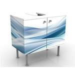 Waschbeckenunterschrank von Bilderwelten, in der Farbe Blau, Vorschaubild