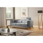 2/3-Sitzer Sofa von home affaire, in der Farbe Grau, aus Edelstahl, andere Perspektive, Vorschaubild
