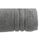 Badetuch von como, in der Farbe Grau, aus Baumwolle, andere Perspektive, Vorschaubild