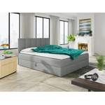 Boxspringbett von Sofnet, in der Farbe Grau, aus Webstoff, andere Perspektive, Vorschaubild