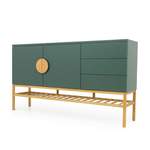 Sideboard von Doncosmo, in der Farbe Grün, aus Massivholz, andere Perspektive, Vorschaubild