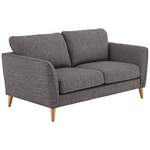 2/3-Sitzer Sofa von home affaire, in der Farbe Grau, aus Holz, andere Perspektive, Vorschaubild