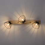 Deckenlampe von Just Light., in der Farbe Braun, aus Massivholz, andere Perspektive, Vorschaubild